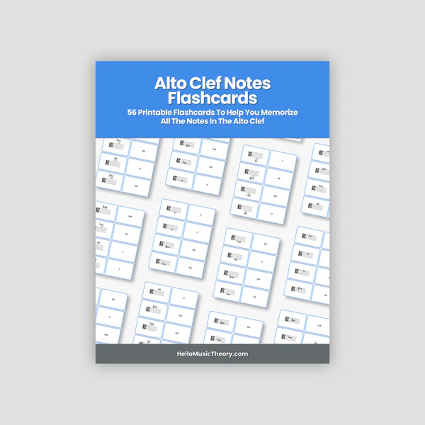 Alto Clef Notes Flashcards