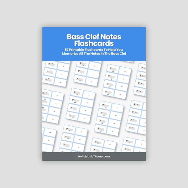 Bass Clef Notes Flashcards